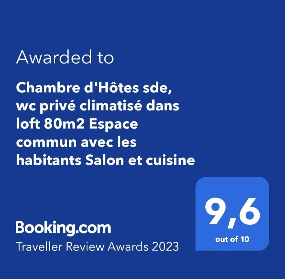 Chambre D'Hotes Sde, Wc Prive Climatise Dans Loft 80M2 Espace Commun Avec Les Habitants Salon Et Cuisine Apartman Toulon Kültér fotó